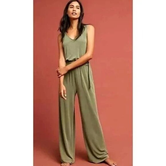 Saturday/Sunday Olive Green Jumpsuit - Picture 1 of 7